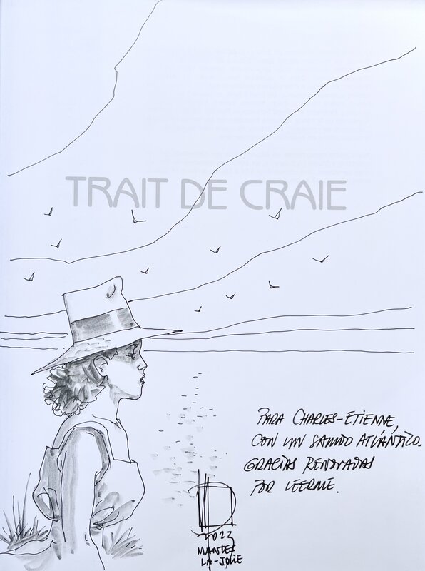 Trait de craie par Miguelanxo Prado - Dédicace