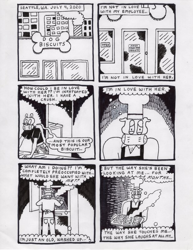 Alex Graham (2), Dog Biscuits (2021) pg. 9 - Planche originale