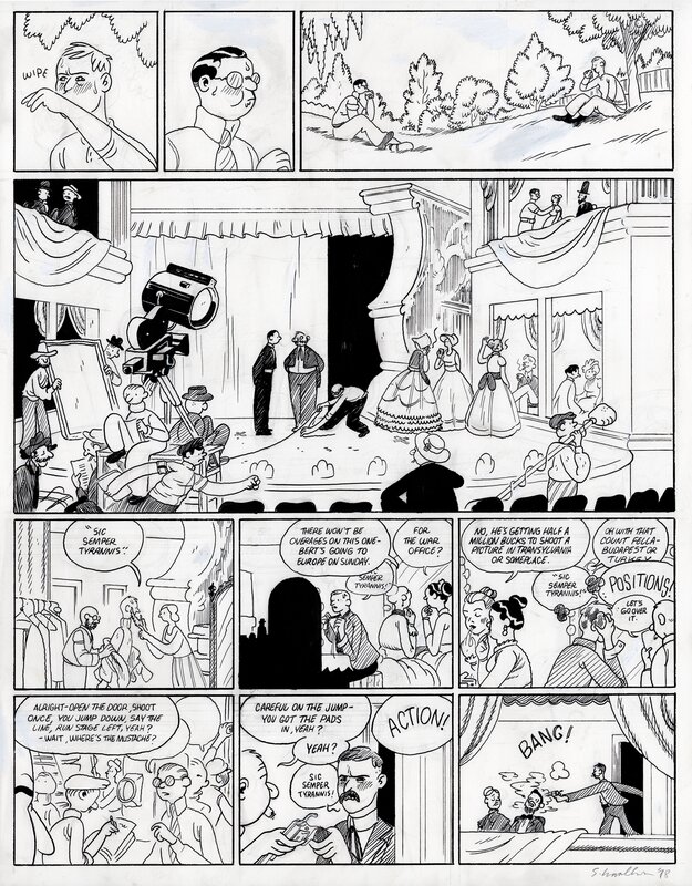 Sammy Harkham, Crickets Color Special #1 (2022) pg.16 - Comic Strip