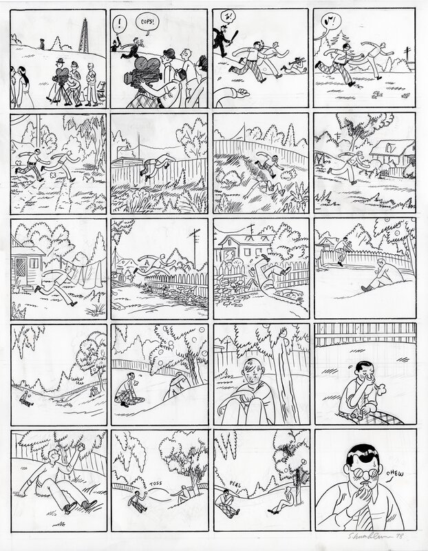 Sammy Harkham, Crickets Color Special #1 (2022) pg.15 - Comic Strip