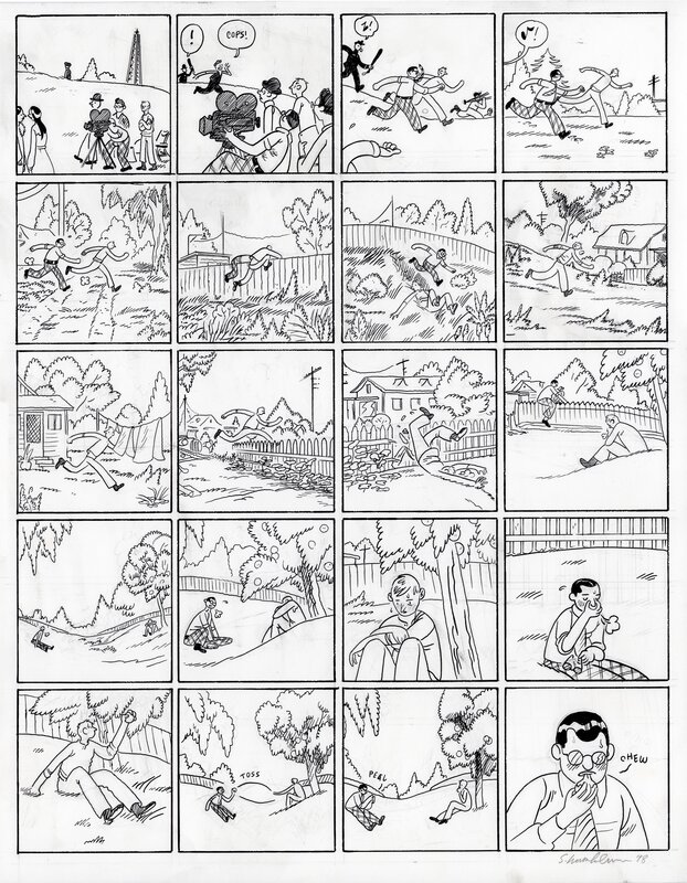 Sammy Harkham, Crickets Color Special #1 (2022) pg.15 - Planche originale