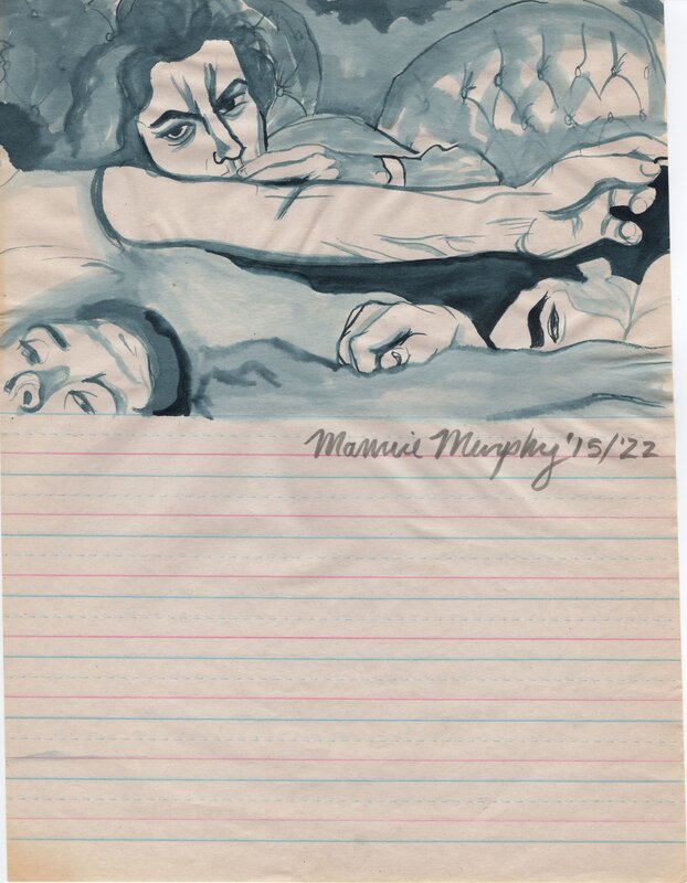 Mannie Murphy, I Never Promised You a Rose Garden (2021) Cover & pg.85 - Original Cover