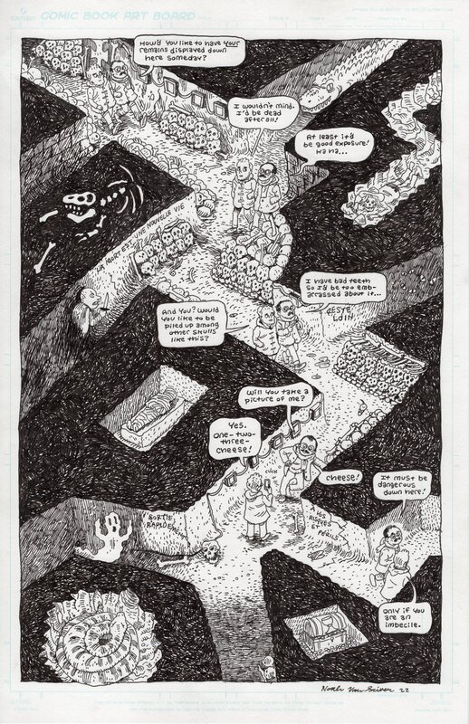 Noah Van Sciver, As a Cartoonist (2022) pg.80 - Planche originale
