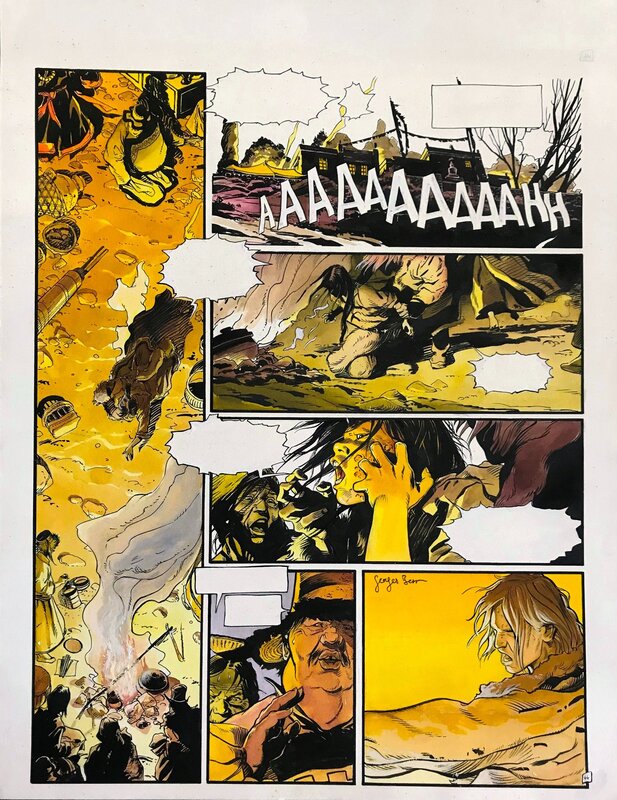 Georges Bess, Alejandro Jodorowsky, Le Lama Blanc - Tome 4 - Pl 44 - Comic Strip