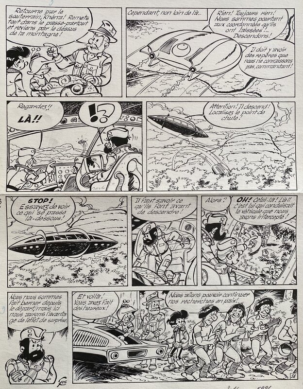Gos, Khéna et le scrameustache - Le Fantome du Cosmos - T5 p.38 - Comic Strip