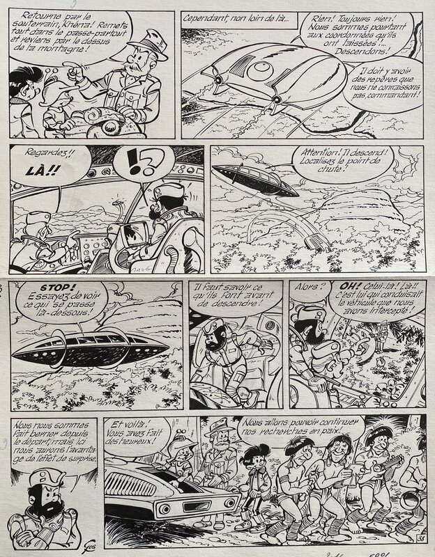 Gos, Khéna et le scrameustache - Le Fantome du Cosmos - T5 p.38 - Comic Strip