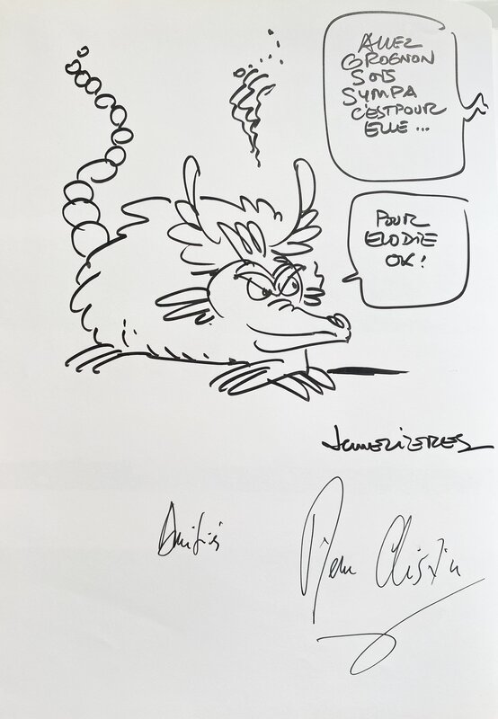 Jean-Claude Mézières, Pierre Christin, Transmutteur Grognon De bluxte - Dédicace