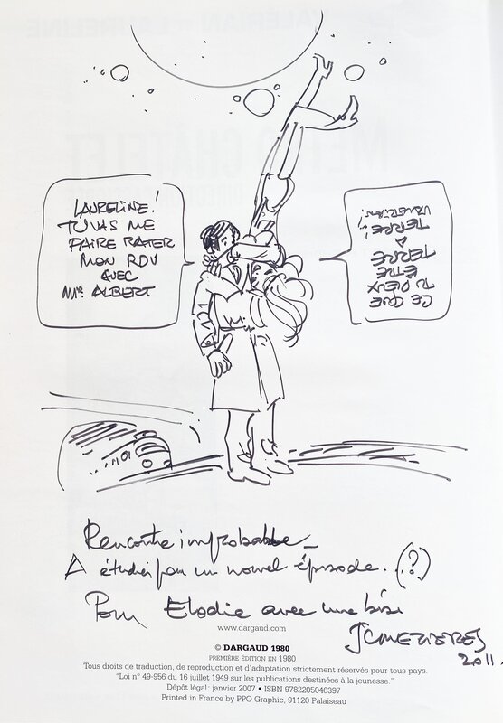 Jean-Claude Mézières, Pierre Christin, Valerian et Laureline - Sketch