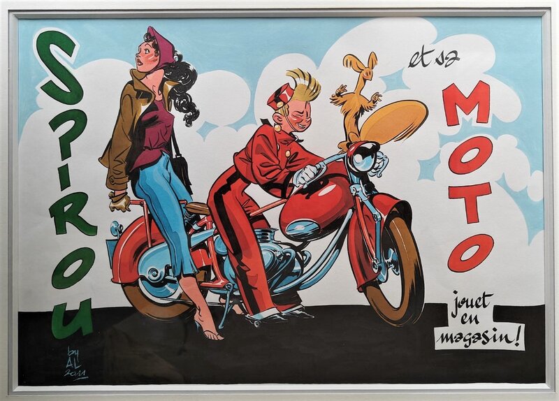 Alec Severin - Hommage Spirou - Original Illustration