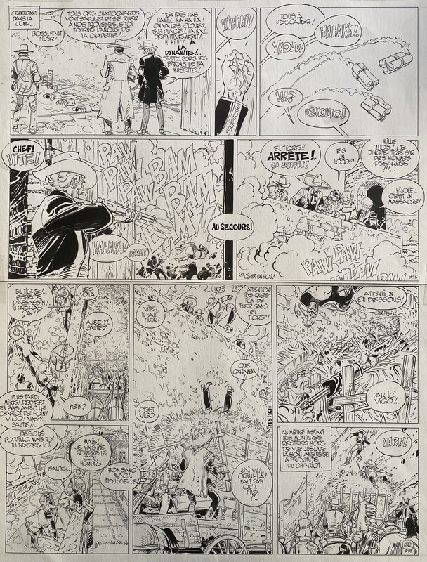 Jean Giraud, Jean-Michel Charlier, Blueberry - La dernière carte - T21 p.34 - Comic Strip