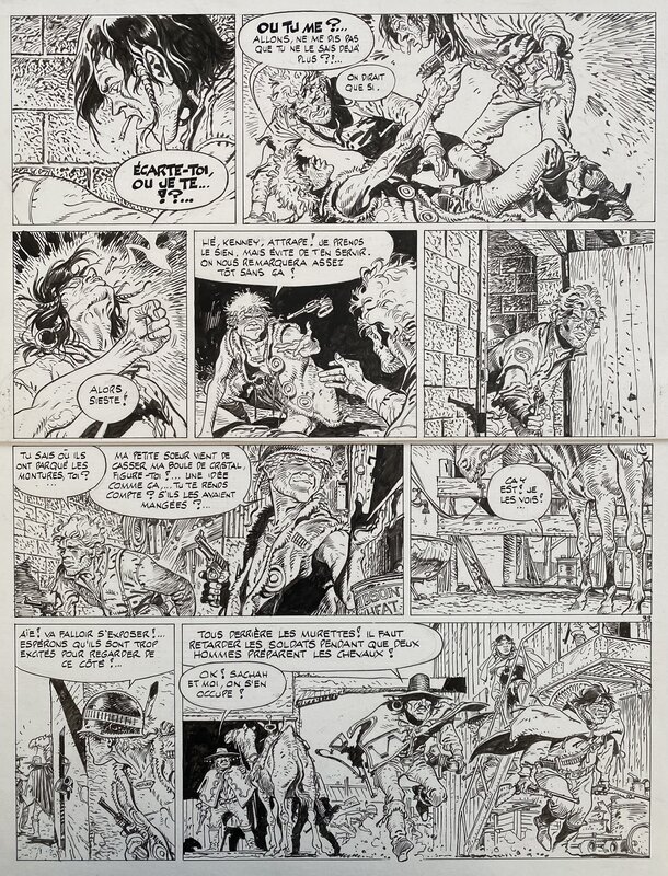Hermann, Jeremiah - Du sable pleins les dents - T2 p.33 - Comic Strip