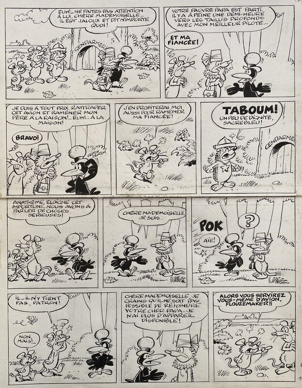Raymond Macherot, Sybilline - Sibylline s'envole - T5 p.42 - Comic Strip