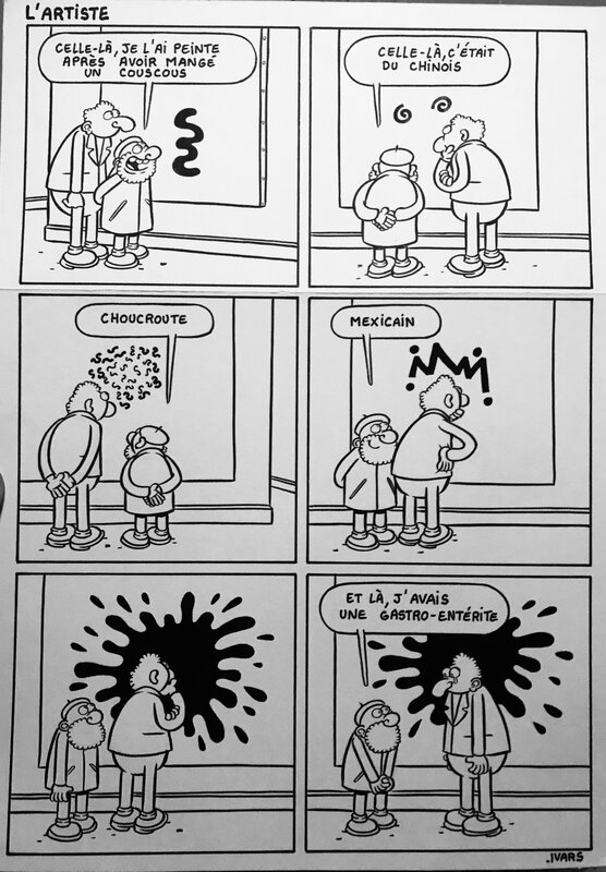 L’artiste by Éric Ivars - Comic Strip