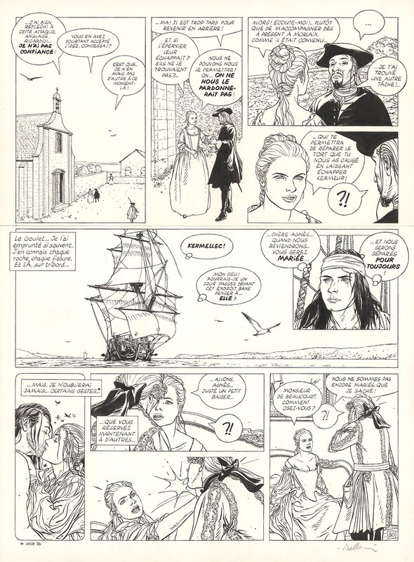 Patrice Pellerin, L'Epervier - Corsaire du Roi - T8 Pl30 - Comic Strip