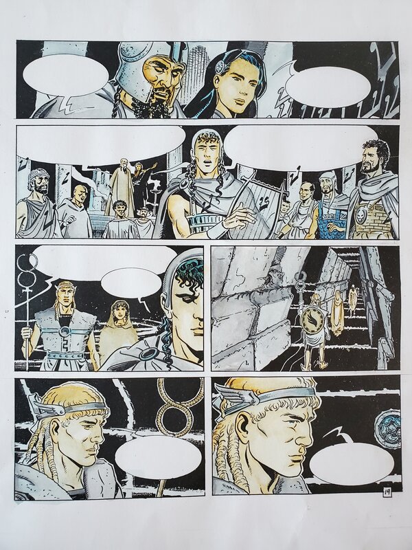 Massimo Rotundo, ORPHEE ET EURYDICE T1  couleur directe - Planche originale