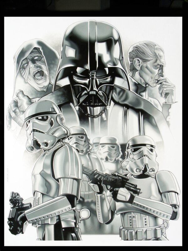 The DARK SIDE by Philippe Kirsch - Original Illustration