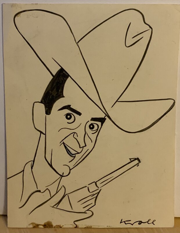 Julius Kroll, Tv Cowboy - any ideas who? - Illustration originale