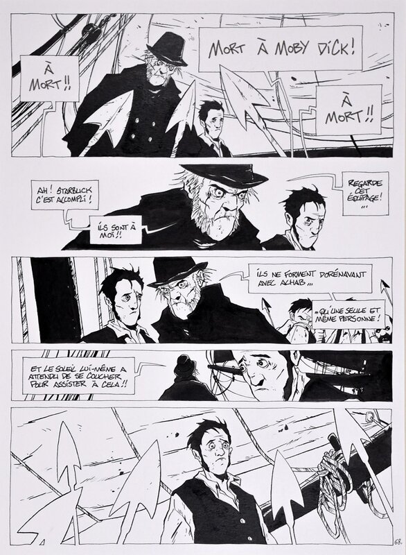 Chabouté Planche 68 - Moby Dick - Livre Premier - Comic Strip