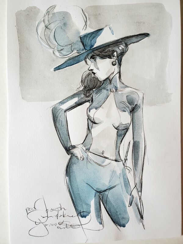 Dessin dédicacé by Yannick Corboz - Sketch