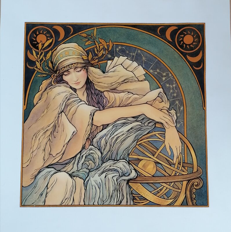 For sale - Urania... by Ingrid Liman - Original Illustration