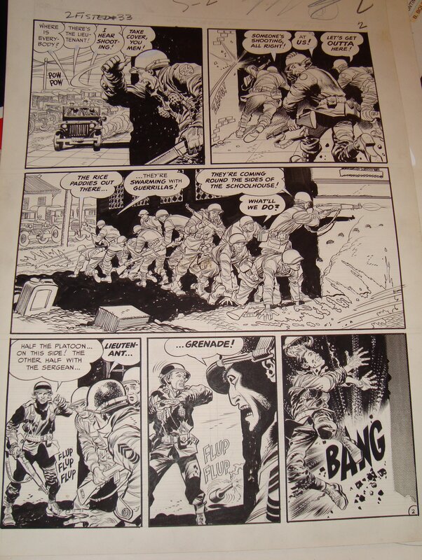 Two FISTED TALES par Jack Davis, Harvey Kurtzman - Planche originale