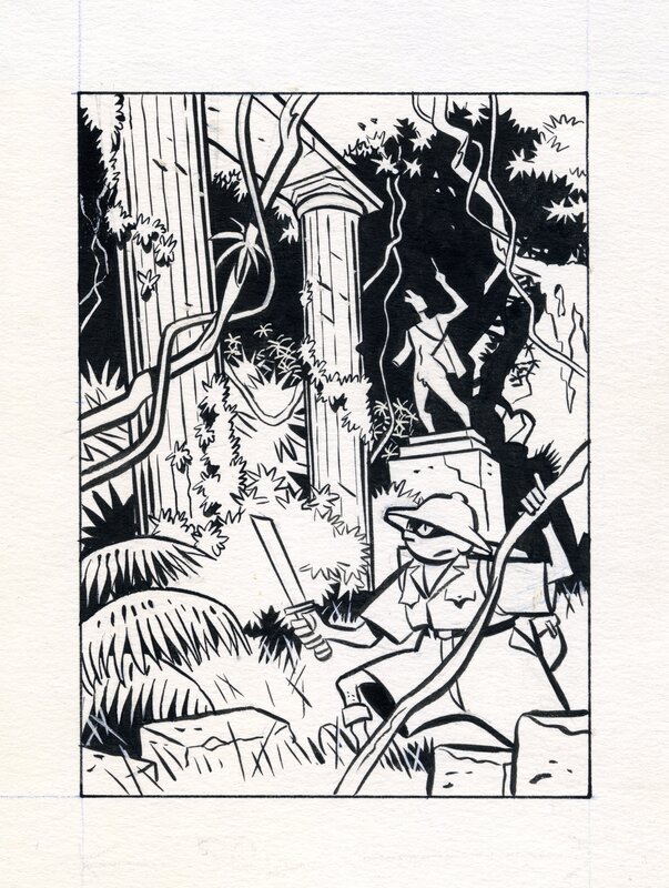 Yves Chaland, Perdu dans la Jungle - Comic Strip