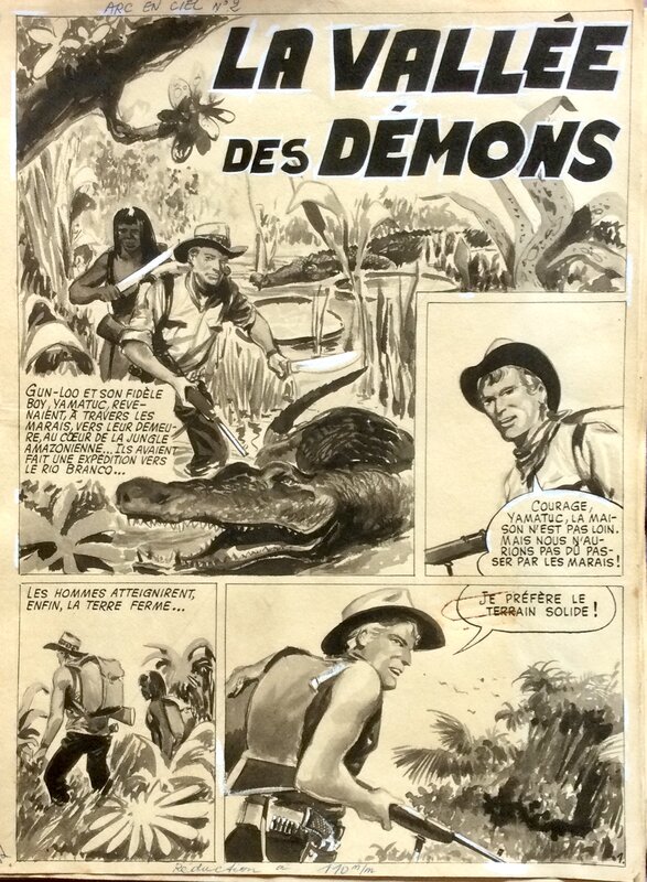 Pierre Dupuis, La Vallée des Démons - Comic Strip
