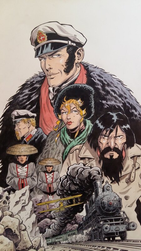 For sale - Jean-Michel Arroyo, Hommage a Corto Maltese - Comic Strip