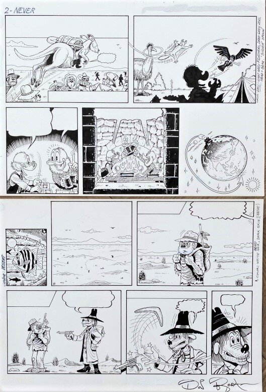 Don Rosa, La jeunesse de Picsou - Le rêveur du Never Never (2nde planche) - Comic Strip