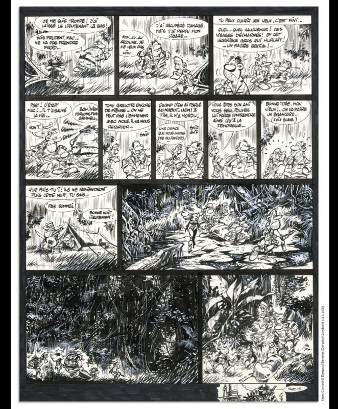 Yann, Didier Conrad, Les Innommables Shukumei - Planche originale