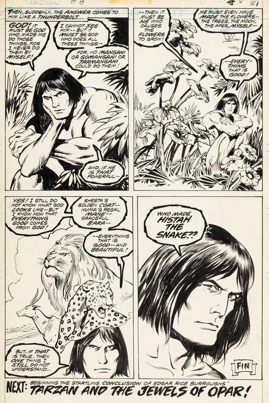Tarzan - T9 p.31 by John Buscema, Alfredo Alcalá - Comic Strip