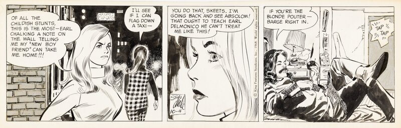 Stan Drake, Heart of Juliet Jones - 4 Octobre 1968 - Comic Strip