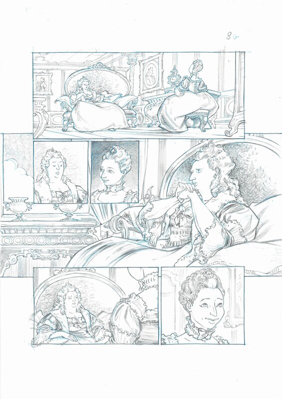 For sale - Isa Python, Mémoires de Marie-Antoinette page 8 - Comic Strip