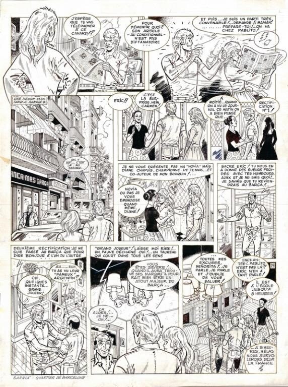 Raymond Reding, Françoise HUGHES, Eric CASTEL - PARI GAGNE - Comic Strip