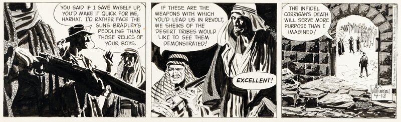 Al Williamson, Secret Agent Corrigan - 18 Avril 1968 - Comic Strip