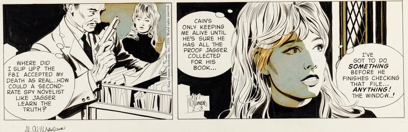 Al Williamson, Secret Agent Corrigan - 3 Fevrier 1970 - Comic Strip