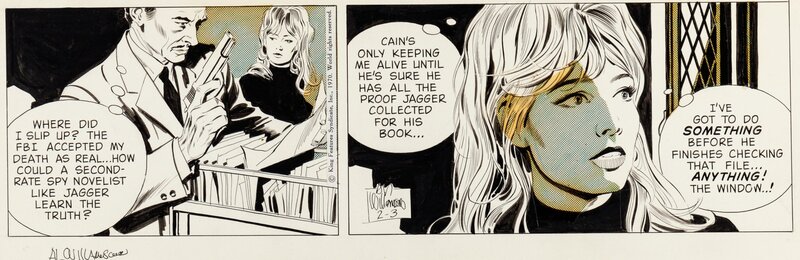 Al Williamson, Secret Agent Corrigan - 3 Fevrier 1970 - Planche originale