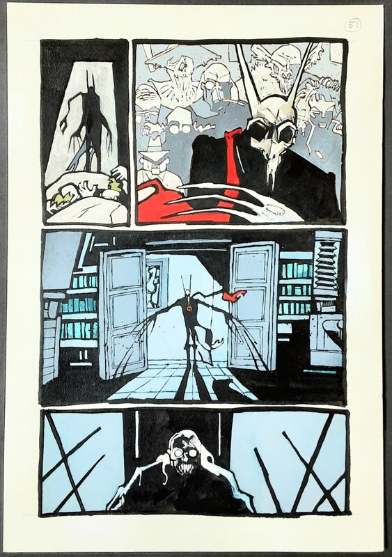 Batman - Nosferatu par Ted McKeever - Planche originale