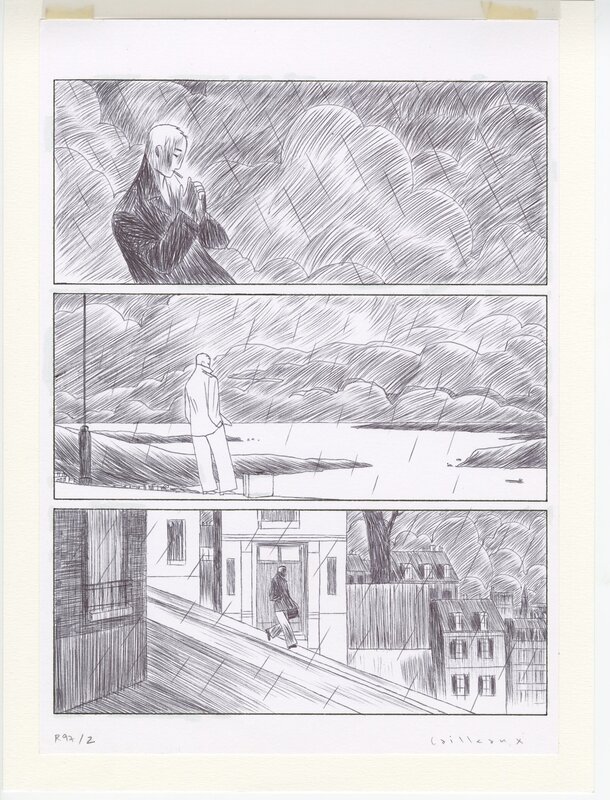 (2008) Cailleaux - R97, Les hommes à terre - Planche originale 2 - Planche originale