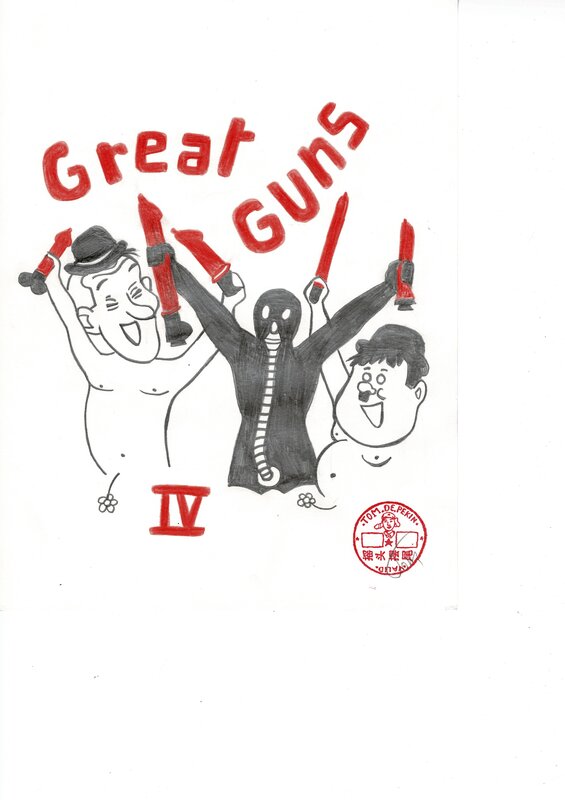 Great Guns 4 by Tom de Pekin - Original Illustration