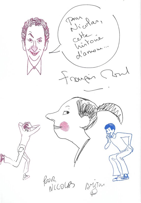 Pascal Rabaté, François Morel, C'est aujourd'hui que je vous aime - Dédicace