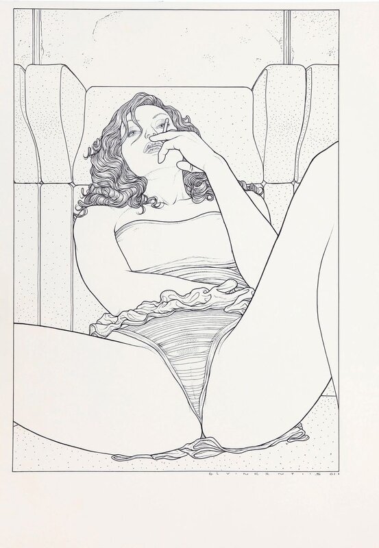 Sarah by Adriano de Vincentis - Original Illustration