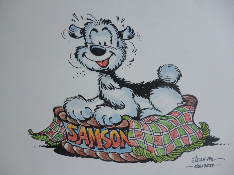 Samson en Gert par Jean-Pol - Illustration originale