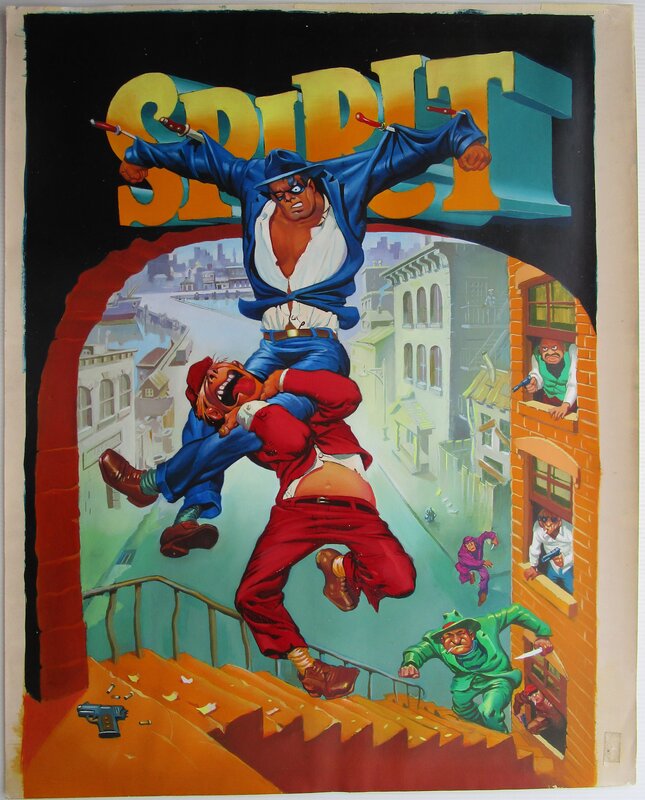 Will Eisner, Ken Kelly, Warren cover The Spirit - Original Cover