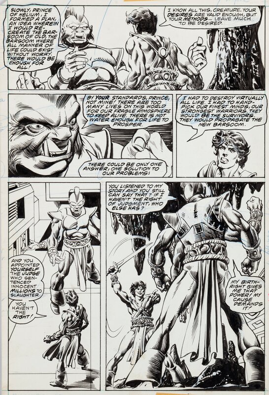 Gil Kane, The Tribe, John Carter, Warlord of Mars - #10 p.9 - Planche originale