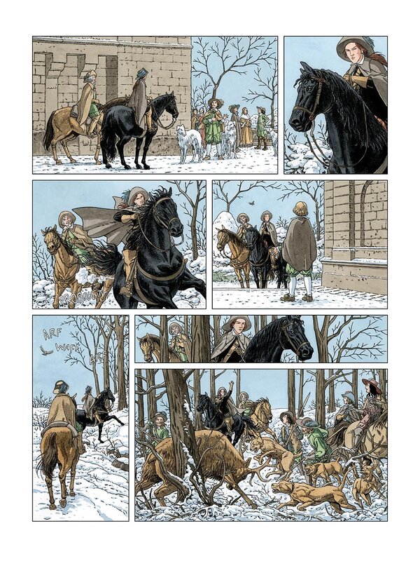 For sale - Milan Jovanovic, Les 7 Vies de l’Épervier, le fils d'Ariane, planche 28 - Comic Strip