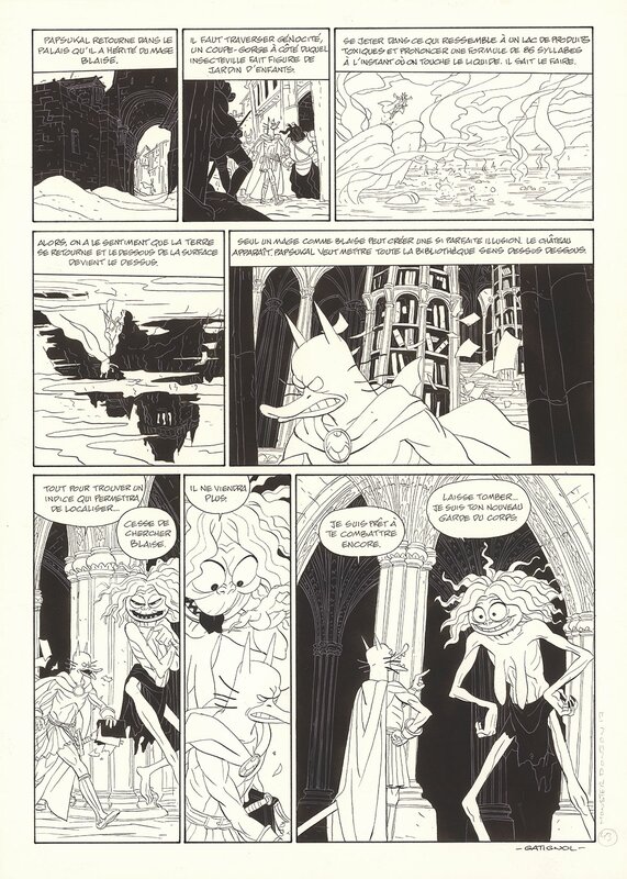 Bertrand Gatignol, Joann Sfar, Lewis Trondheim, Donjon Monsters - 17 - Planche originale