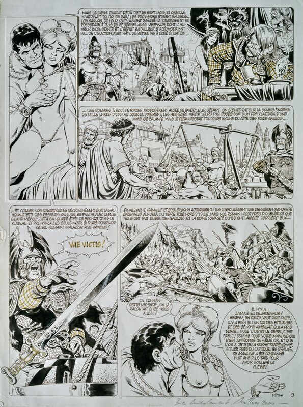 Jean-Yves Mitton, Georges Ramaïoli, Brigitte Findakly, Vae Victis - Ambre, le banquet de Crassus - Comic Strip