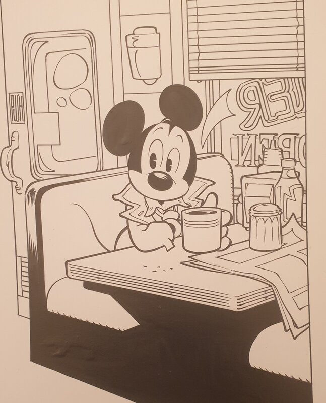 Mickey by Giorgio Cavazzano - Original Illustration