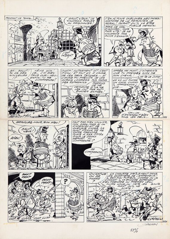 Godaille et Godasse by Jacques Sandron - Comic Strip